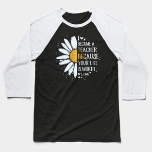 I BECAME A TEACHER FOR AUTISM Baseball T-Shirt